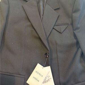 Bottega Veneta Men's Black Blazer 50